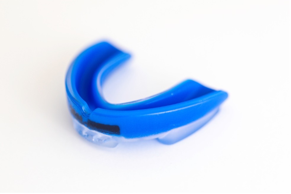 A picture containing blue mouthguard