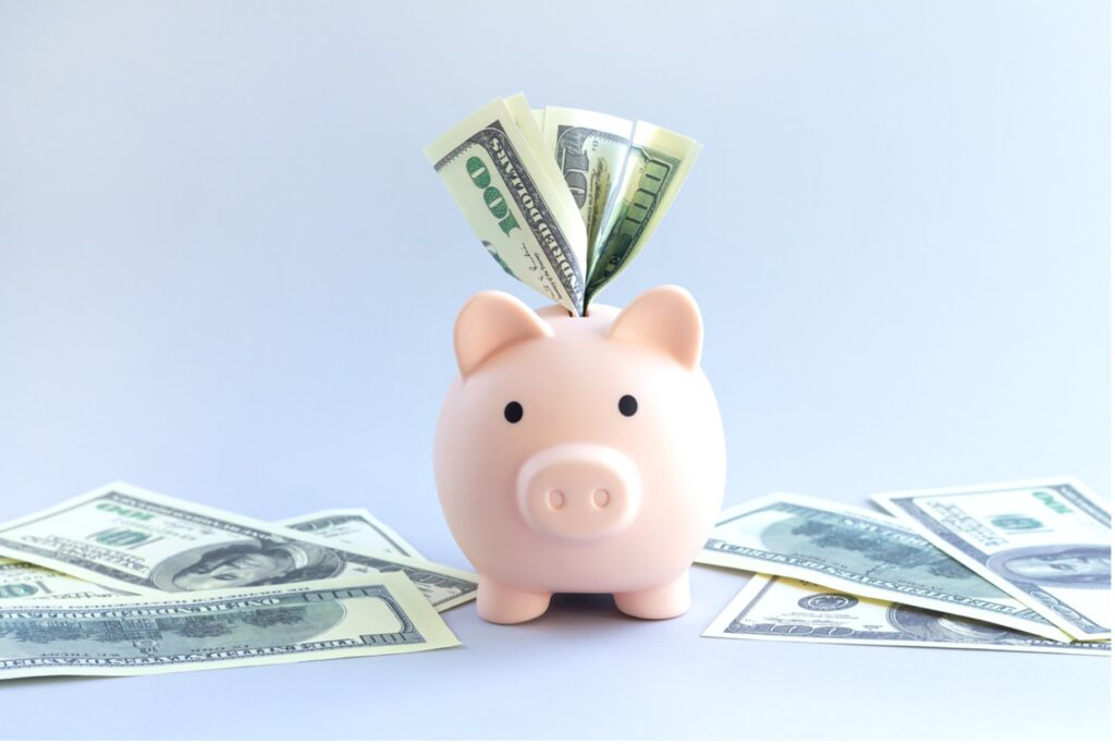 A piggy bank with money, The Basics of Flex Spending Accounts